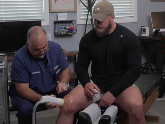 Chiropractic Ormond Beach FL Shockwave Knee